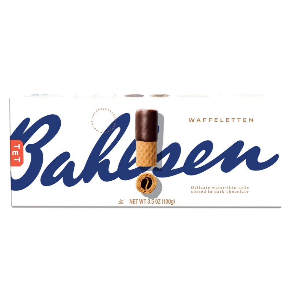 BISCOITO BAHLSEN WAFFELETTEN DARK 100G