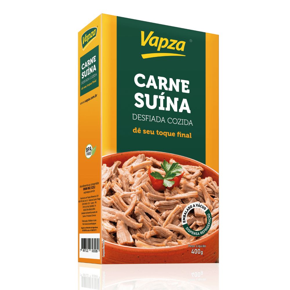 CARNE SUINA DESFIADO VAPZA 400G