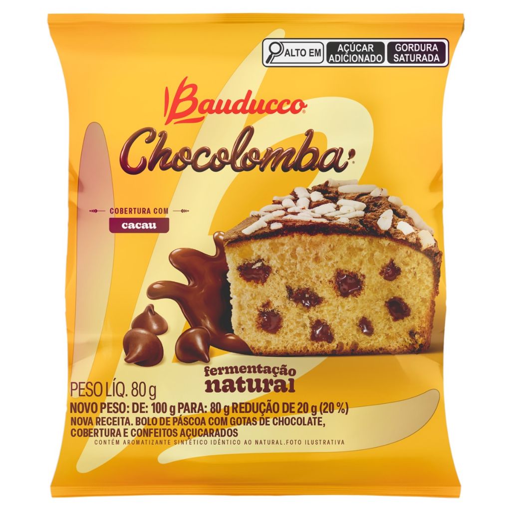 COLOMBA BAUDUCCO GOTAS CHOCOLATE 80G