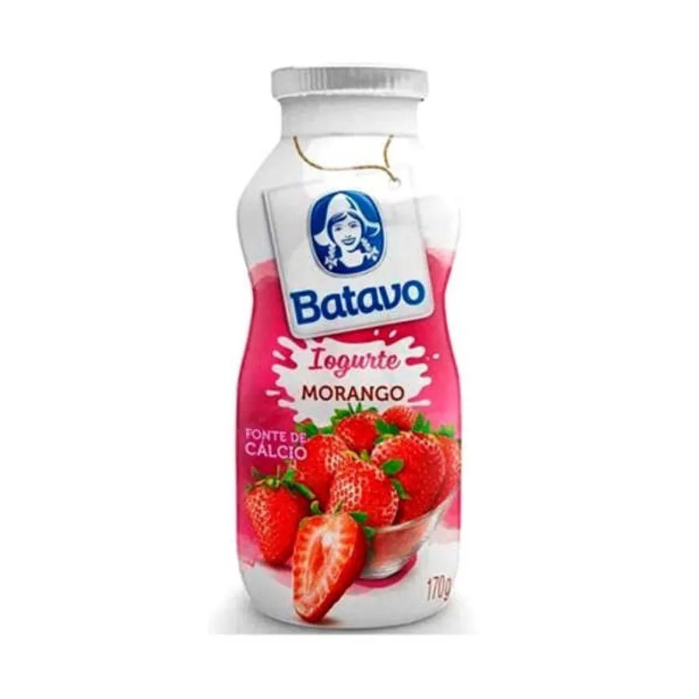 IOGURTE BATAVO PROBIO2 MORANGO 170G