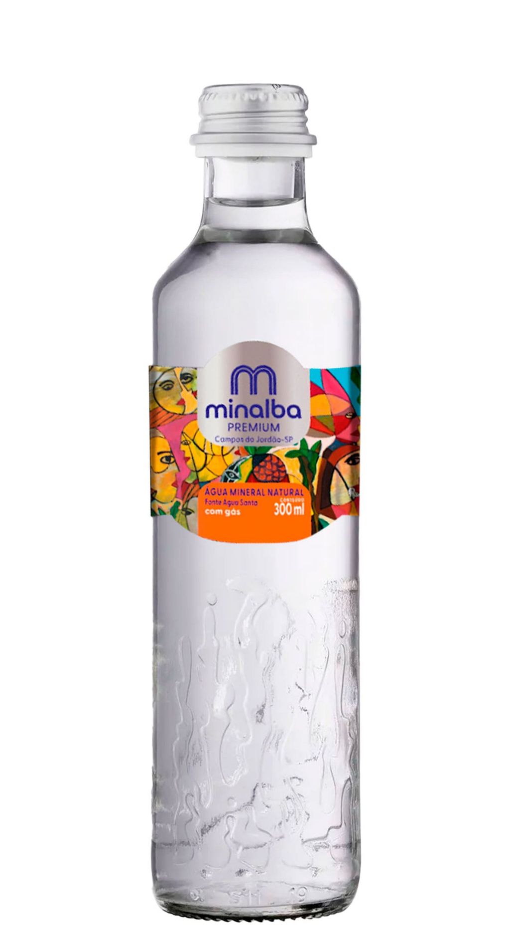 AGUA MIN MINALBA C/GAS PREMIUM 300ML