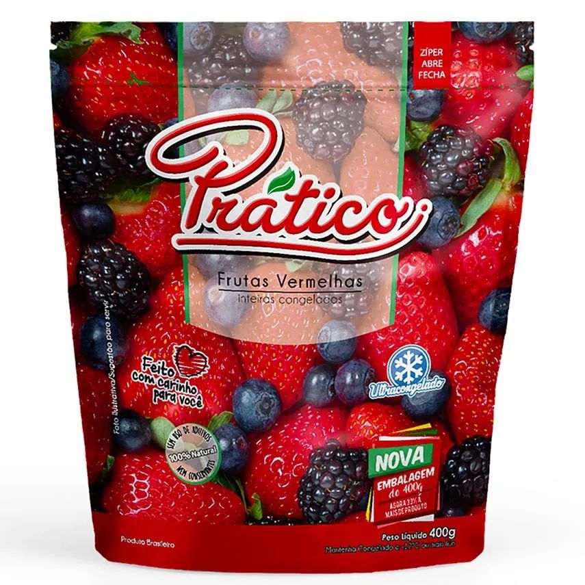 FRUTAS VERMELHAS PRATICO CONGELADO 400G