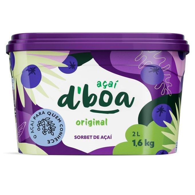 SORBET ACAI ORIGINAL D'BOA 2L