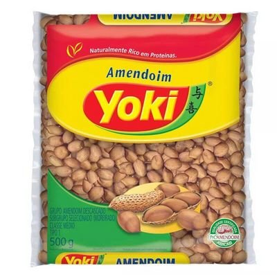AMENDOIM BRANCO YOKI 500G