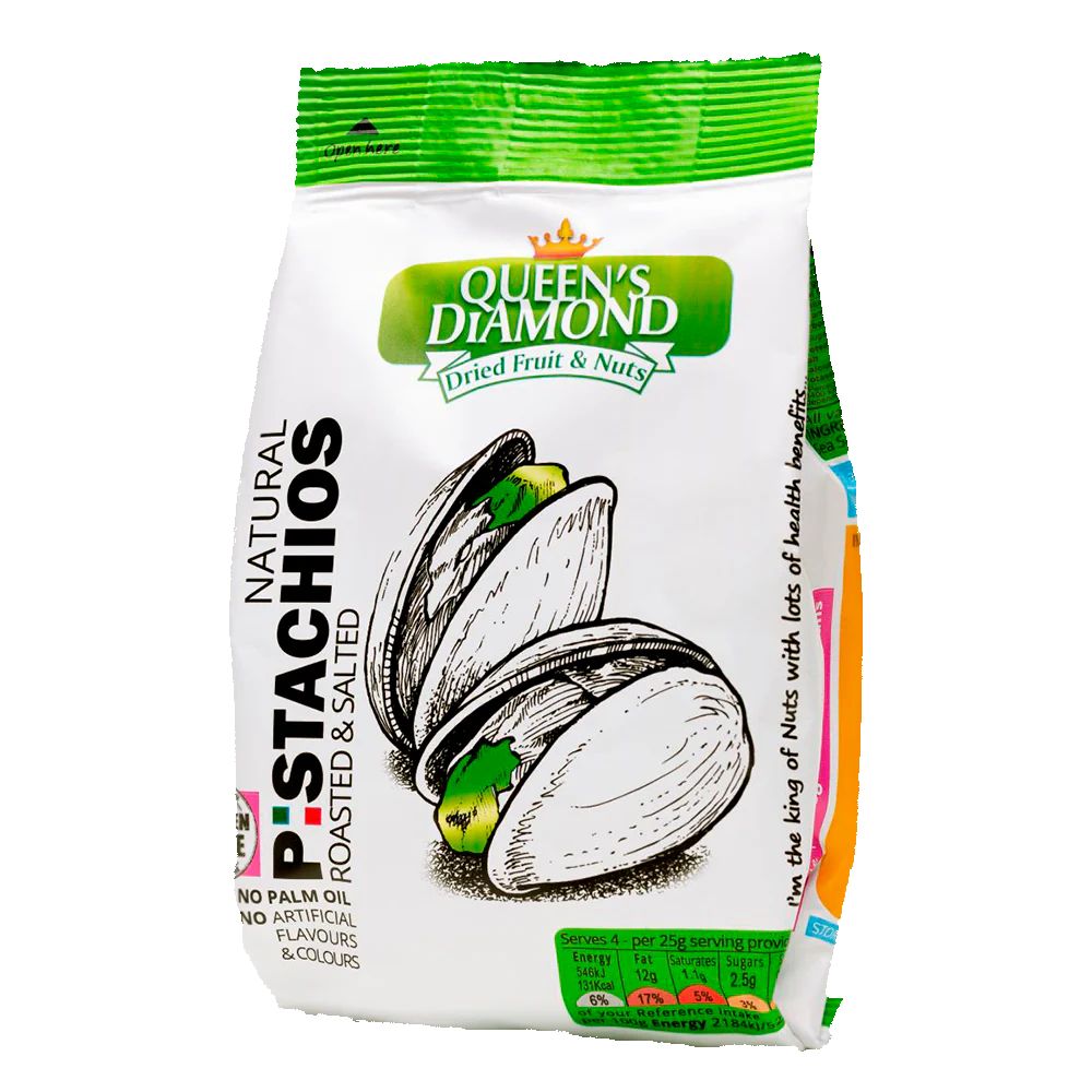 PISTACHE QUEENS TOR. SALGADINHO COM  CASCA 100G