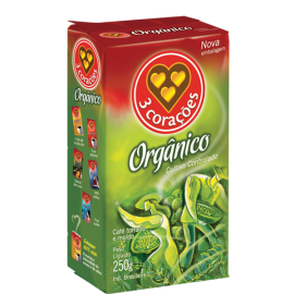 CAFE 3 CORACOES ORGANICO VACUO 250G