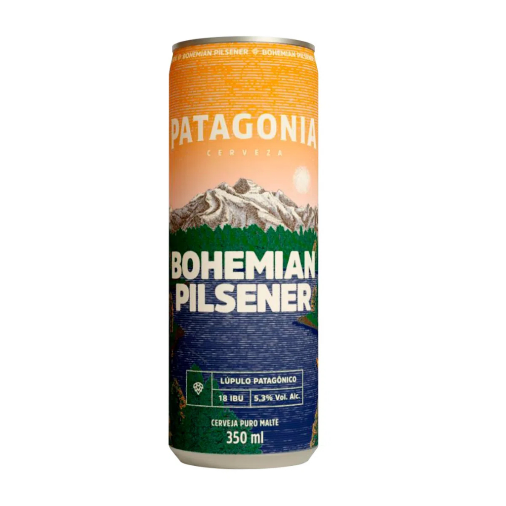 CERVEJA PATAGONIA PILSENER LT 350ML