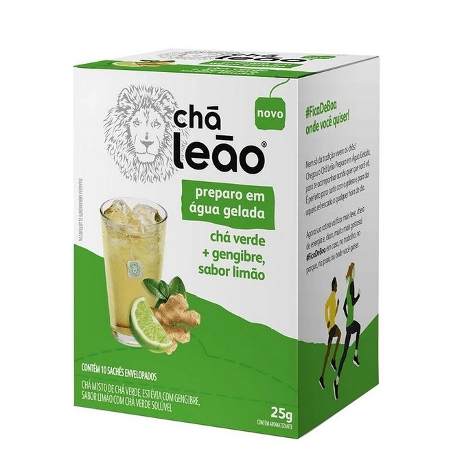CHA LEAO GELADO LIMAO GENGIBRE 25G