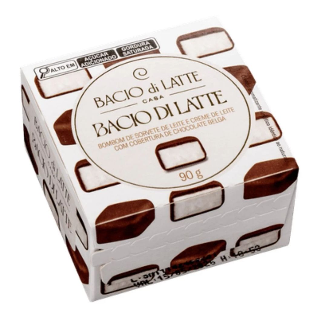 BOMBOM BACIO DI LATTE CHOCOLATE BELGA 90G