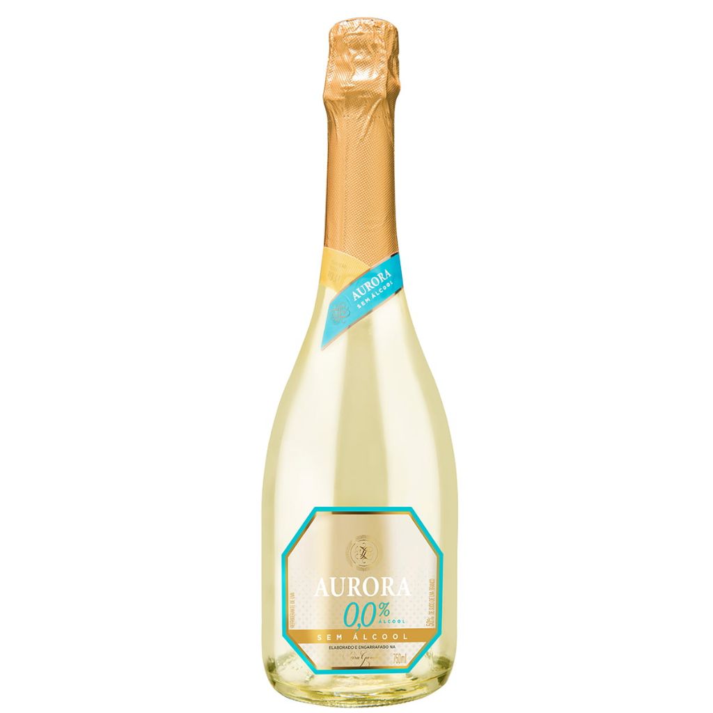 ESPUMANTE AURORA ZERO ALCOOL BRANCO 750ML