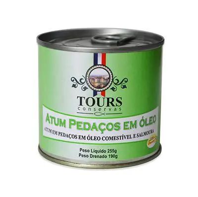 ATUM TOURS PEDACOS EM OLEO 255G