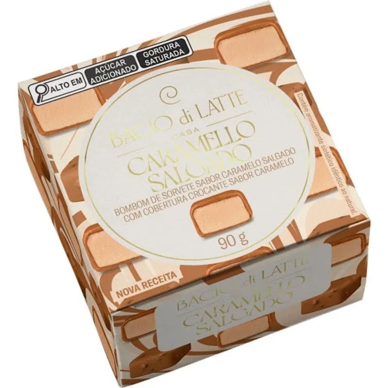 BOMBOM BACIO DI LATTE CARAMELO SALG.90G