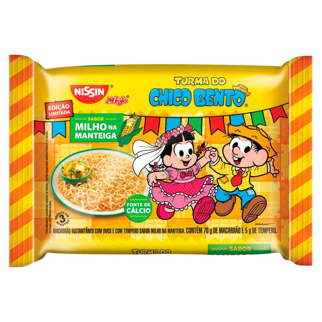 MACARRAO INST NISSIN CHICO BENTO MILHO 75G