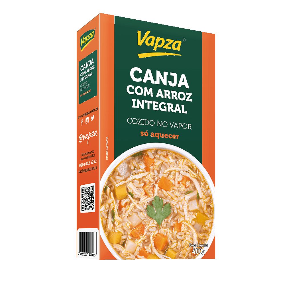 CANJA VAPZA CO0M ARROZ INTEGRAL 400G