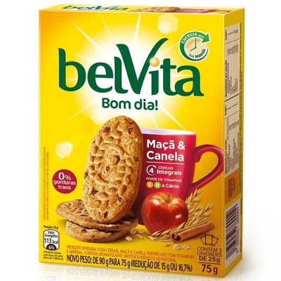 BISCOITO BELVITA MACA E CANELA 75G
