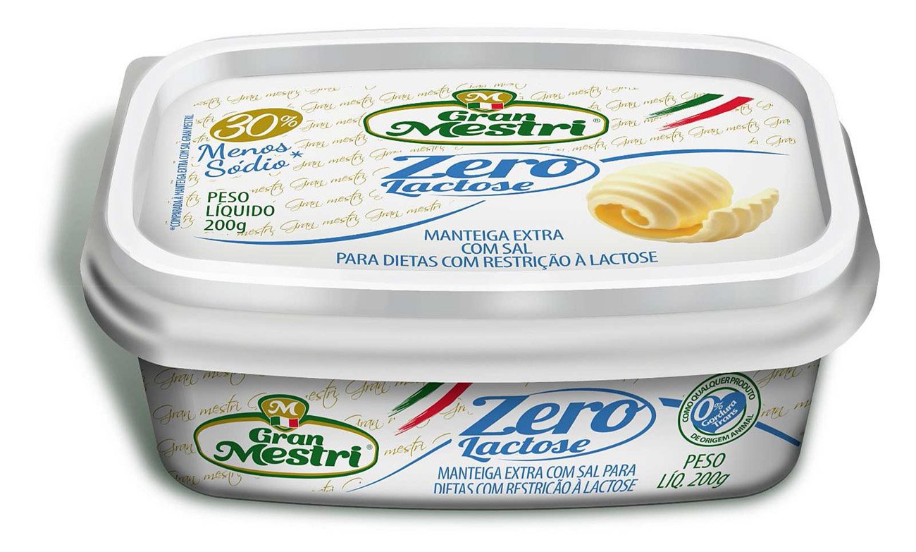 MANTEIGA GRAN MESTRI ZERO LACTOSE 200G