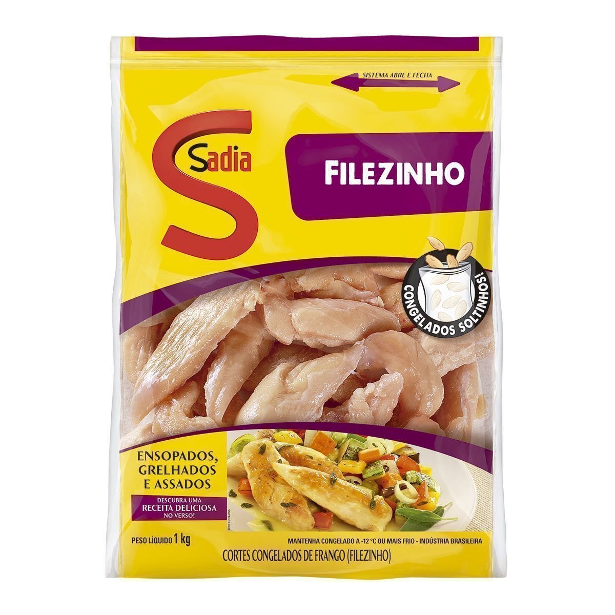 FILEZINHO FRANGO SADIA CONGELADO BDJ 1KG