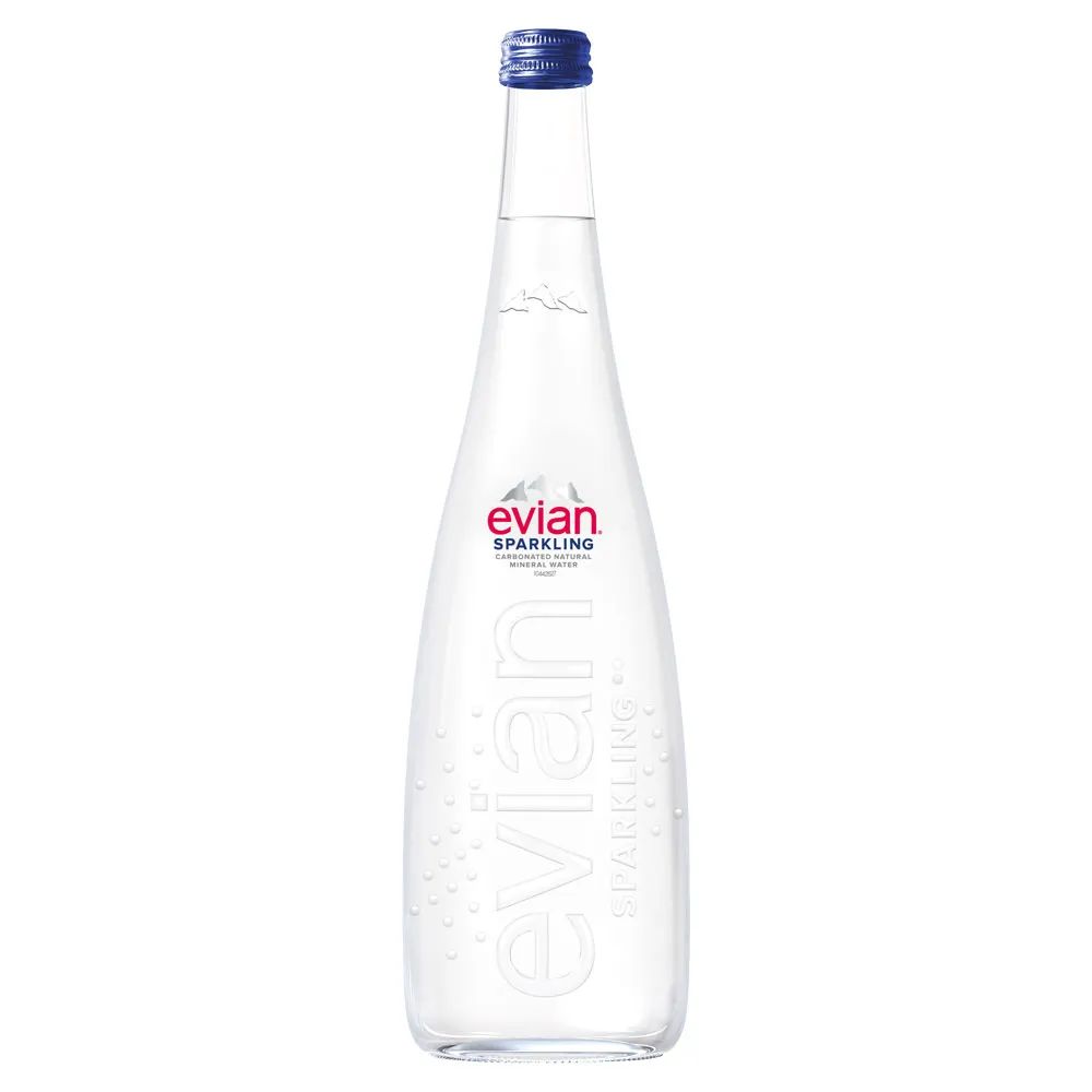 AGUA MIN EVIAN VD C/GAS 750ML