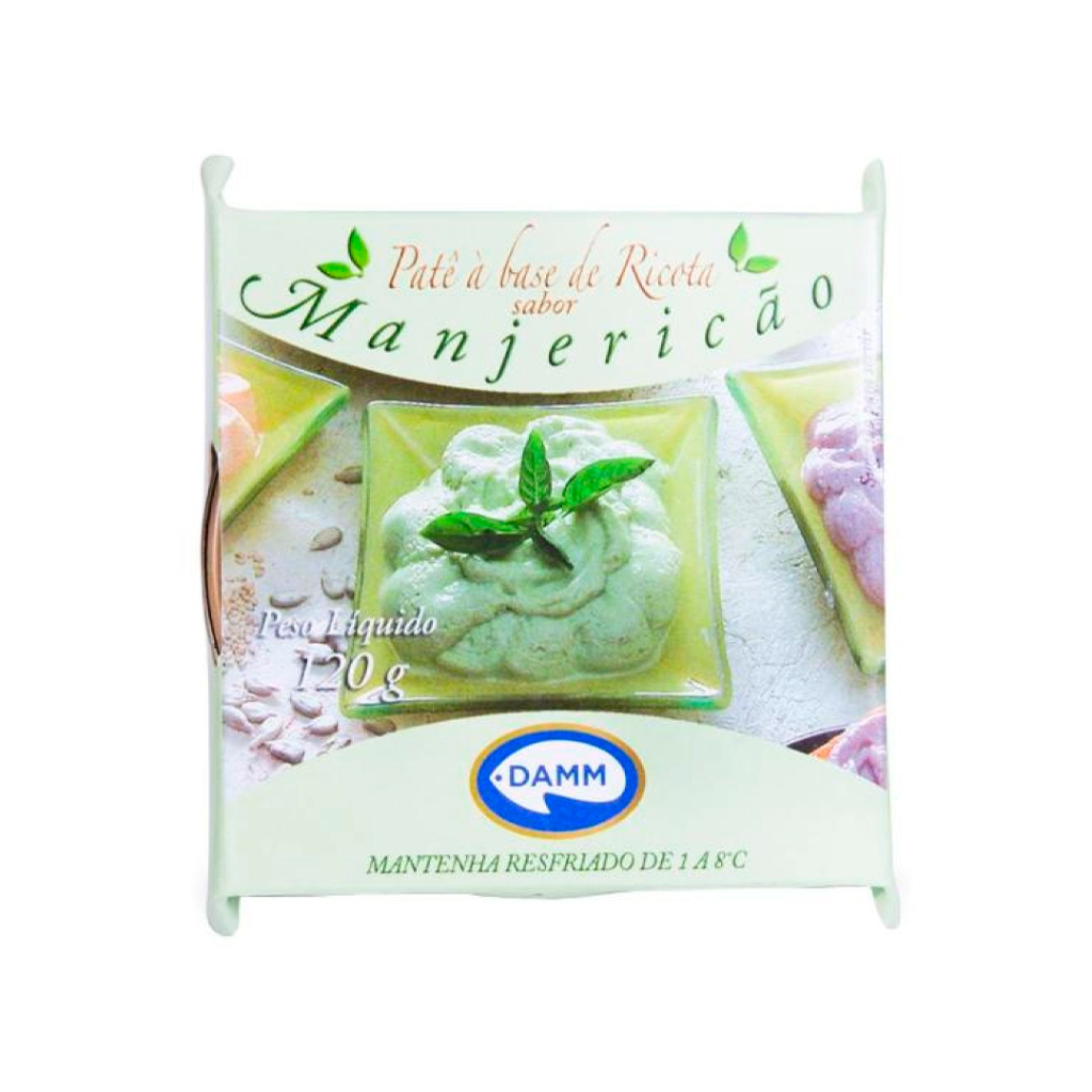 CREME RICOTA DAMM MANJERICAO 120G