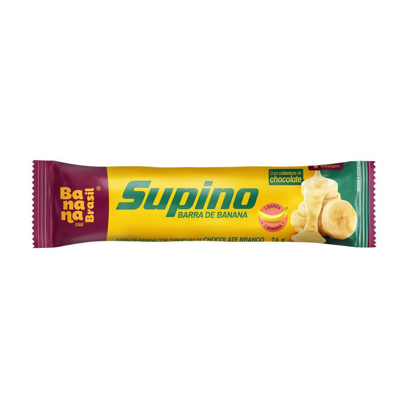 CEREAL BARRA SUPINO BAN/CHOC BRANCO 24G
