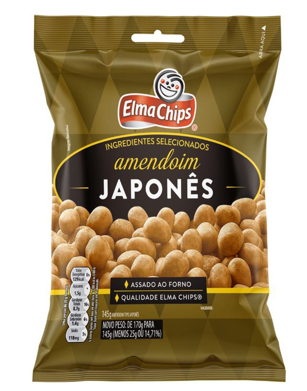 AMENDOIM ELMA CHIPS JAPONES 145G