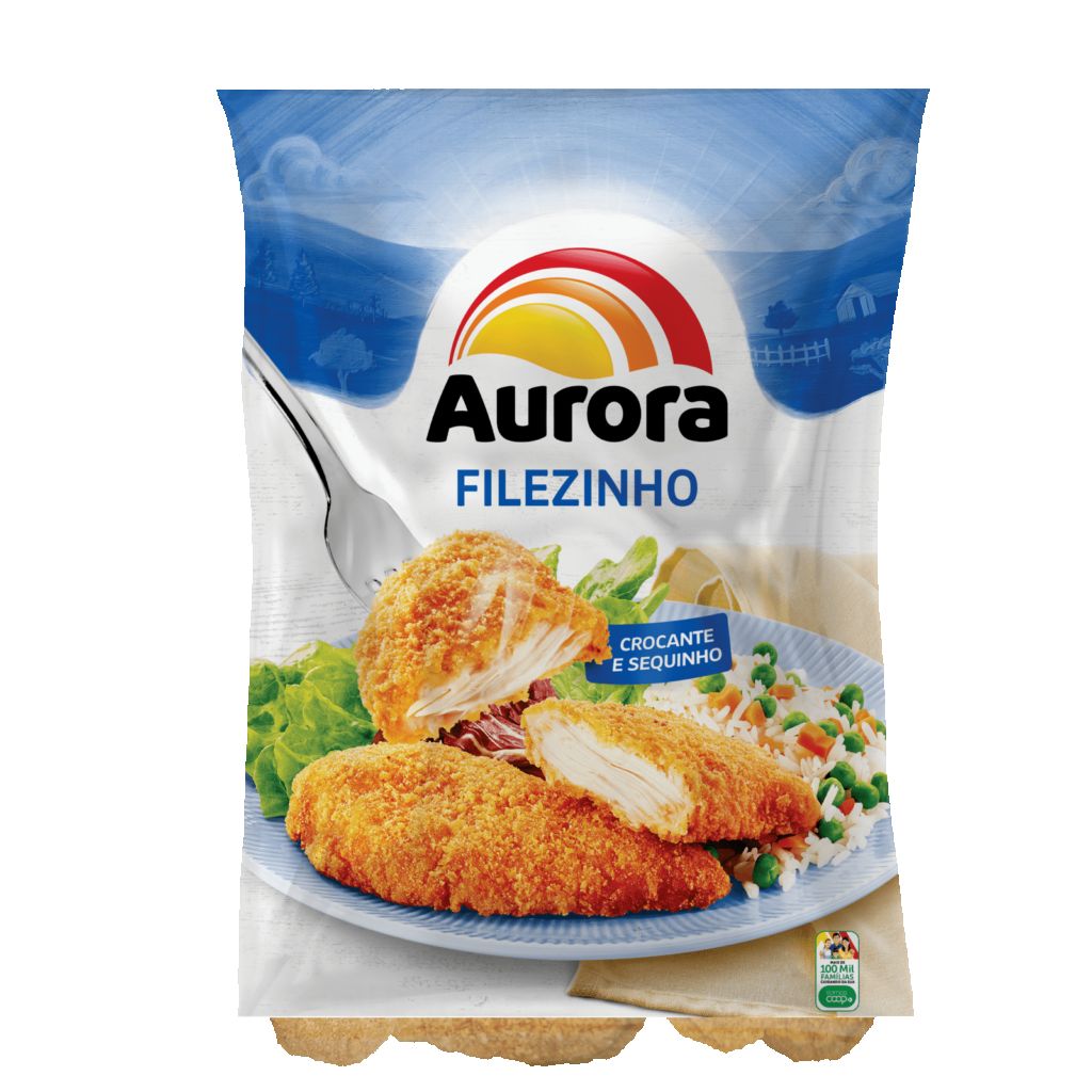 FILEZINHO FRANGO AURORA EMPANADO 275G