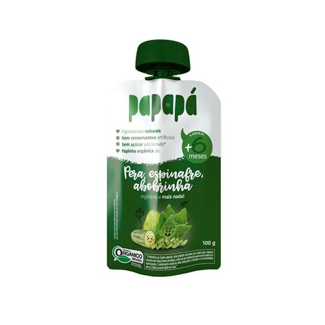 ALIM. INF. PAPAPA ORGANICO PER/ESPI/ABO 100G