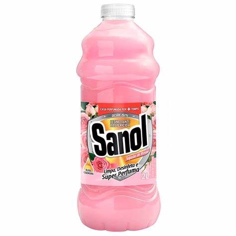DESINFETANTE SANOL INFUSAO DE ROSAS 2L