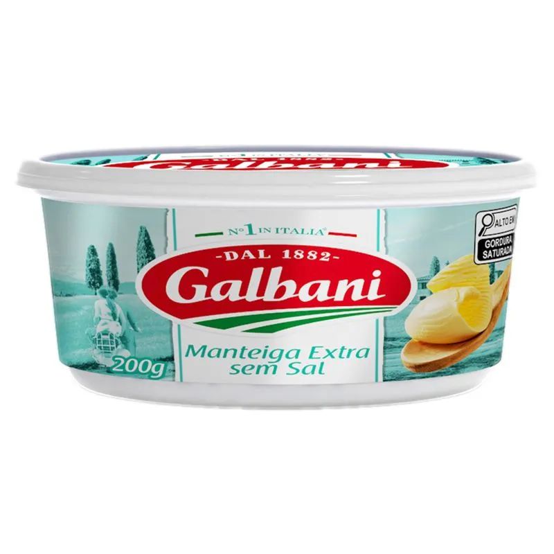 MANTEIGA GALBANI S/SAL PT 200G