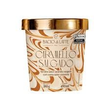 SORVETE BACIO DI LATTE CARAMELO SALGADINHO 380G