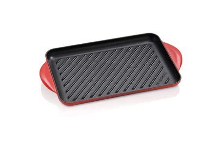 GRELHA RETANGULAR LE CREUSET VERM. 32CM