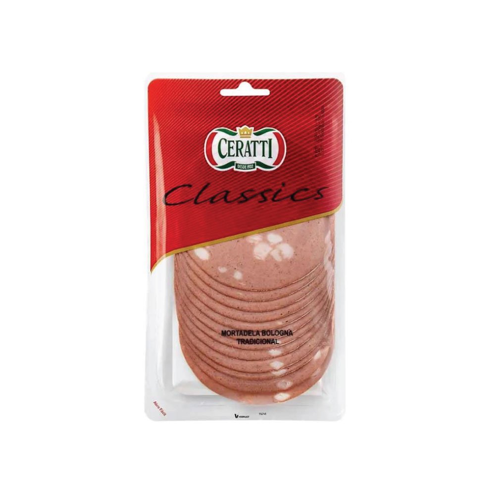 MORTADELA CERATTI BOLOGNA FATIADO 150G