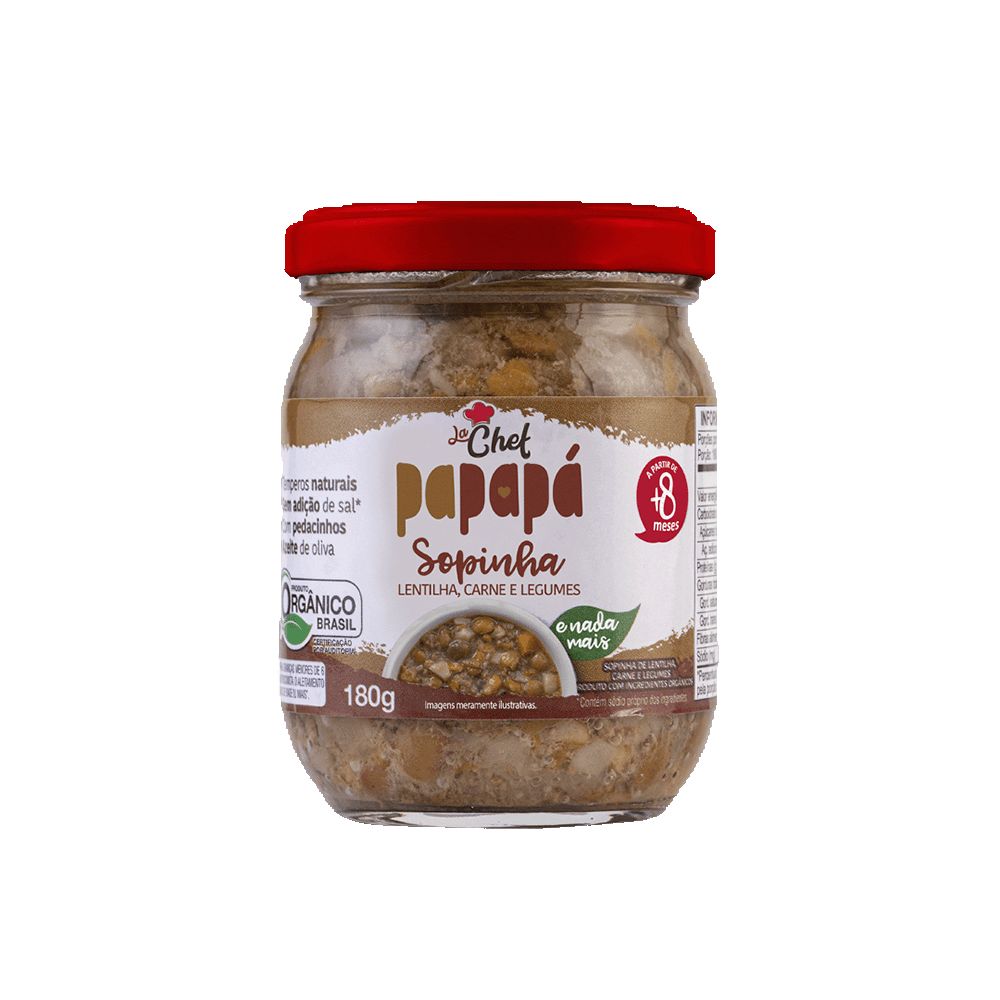 ALIM. INF. PAPAPA ORGANICO SOPINHA 180G