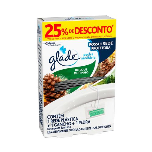 PEDRA SANITARIA GLADE PINHO 25% PROMO UNIDADE
