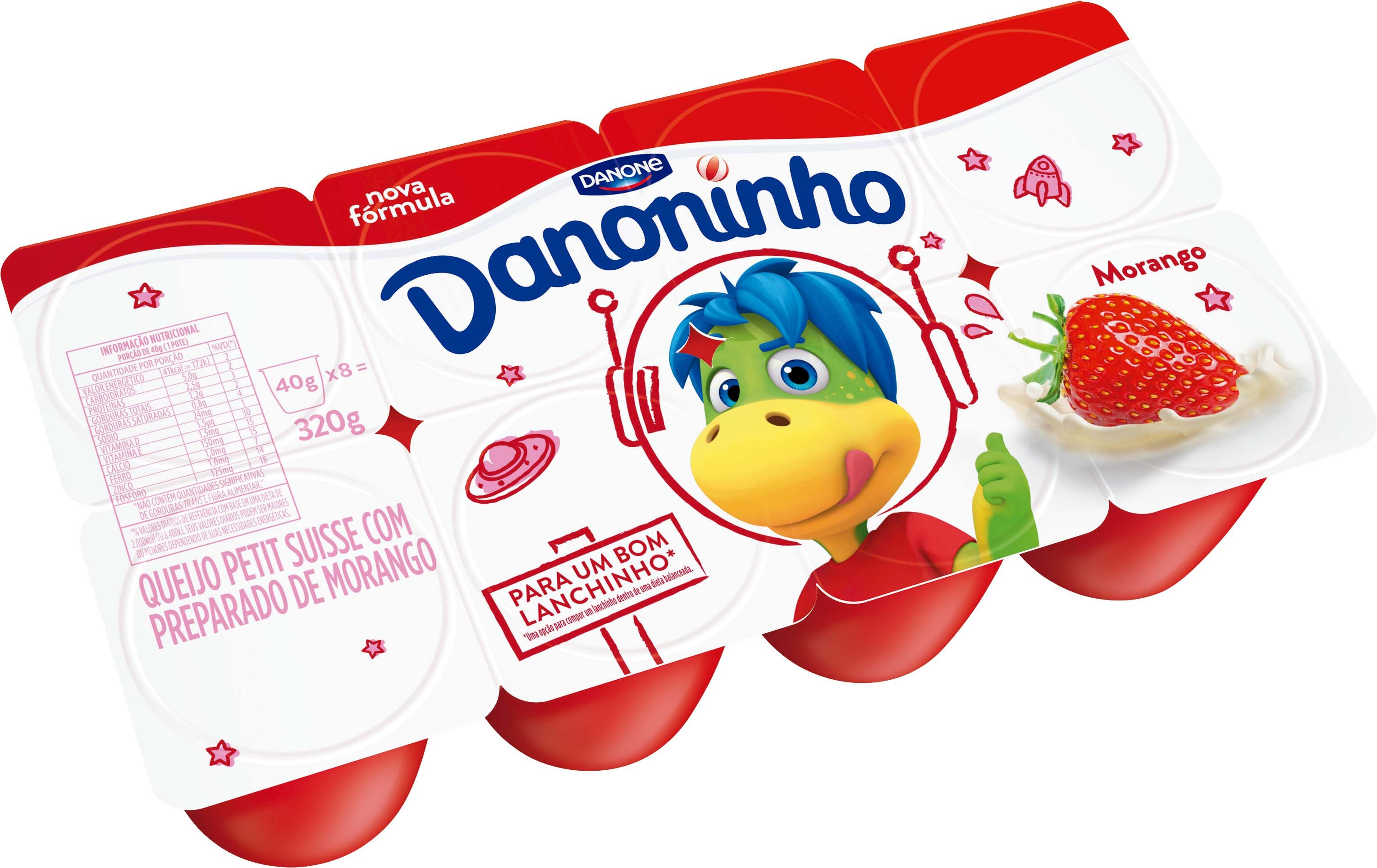 DANONINHO MORANGO 320G QUEIJO PETIT SUISSE