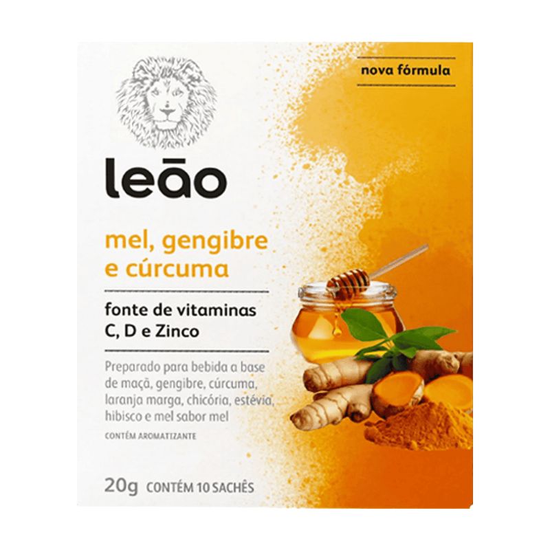 CHA LEAO MEL GENG. CURCUMA 20G