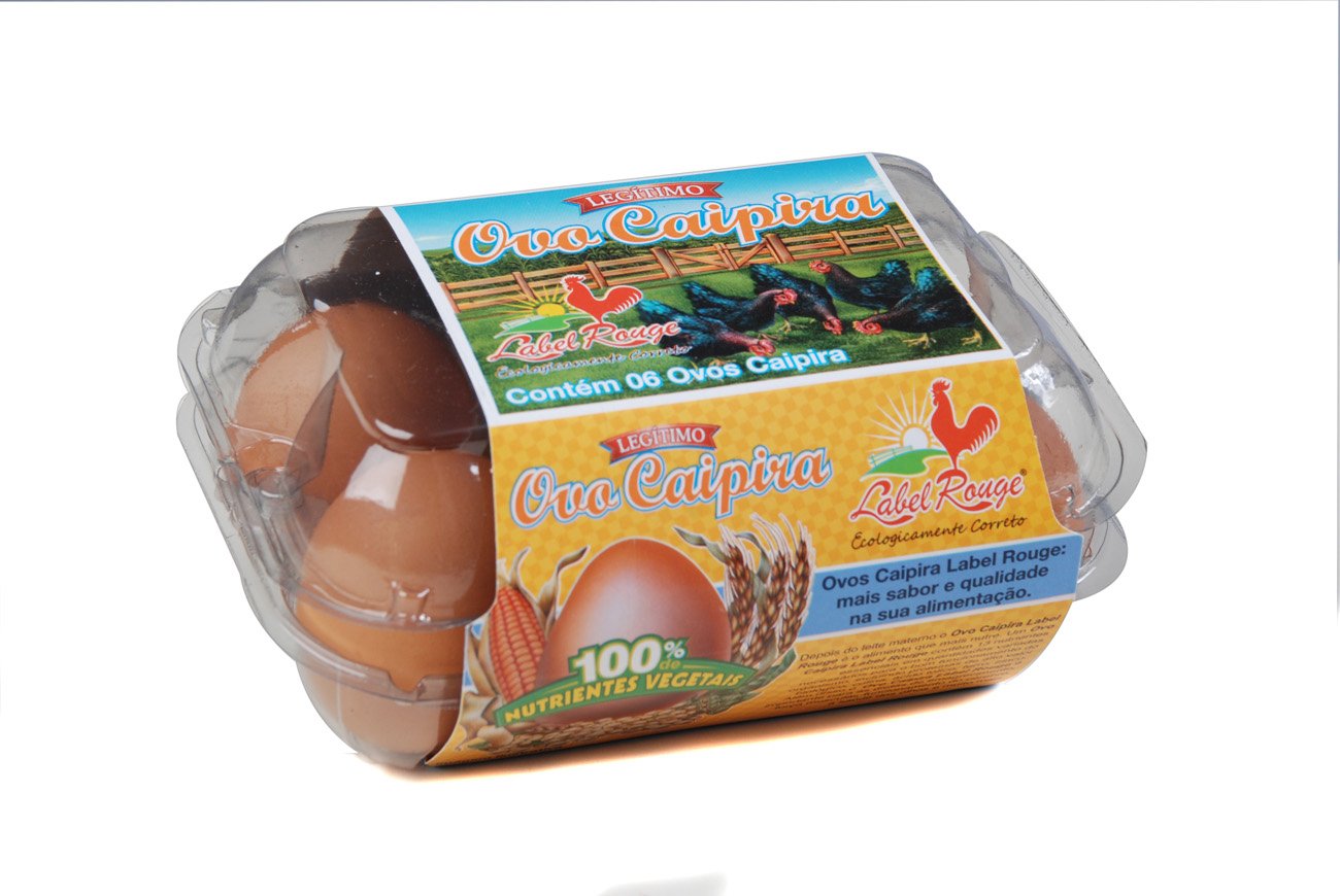 OVOS LABEL ROUGE CAIPIRA C/06