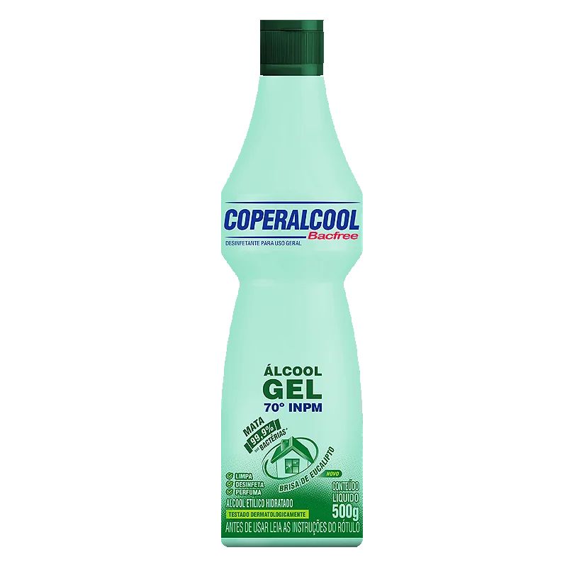 ALCOOL GEL COPERALCOOL EUCALIPTO 500G