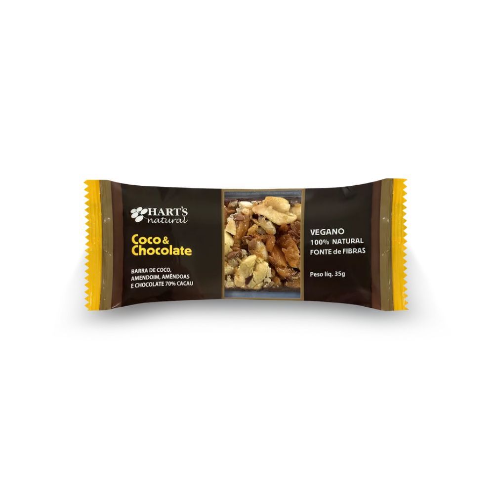 BARRA HARTS COCO/CHOCOLATE 35G