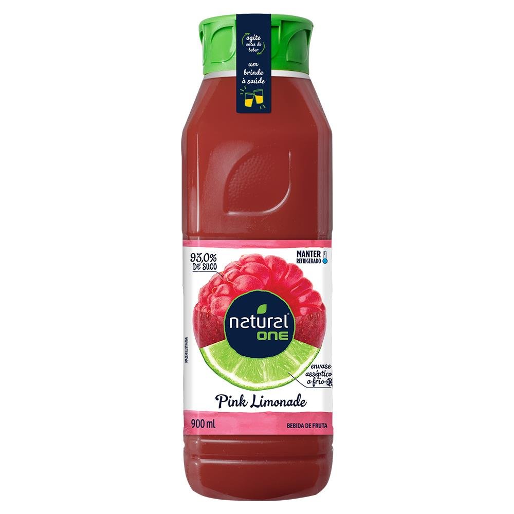 SUCO NATURAL ONE PINK LIMONADE 900ML
