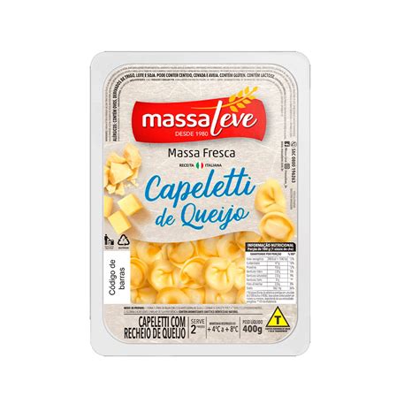 CAPELETTI MASSA LEVE QUEIJO 400G