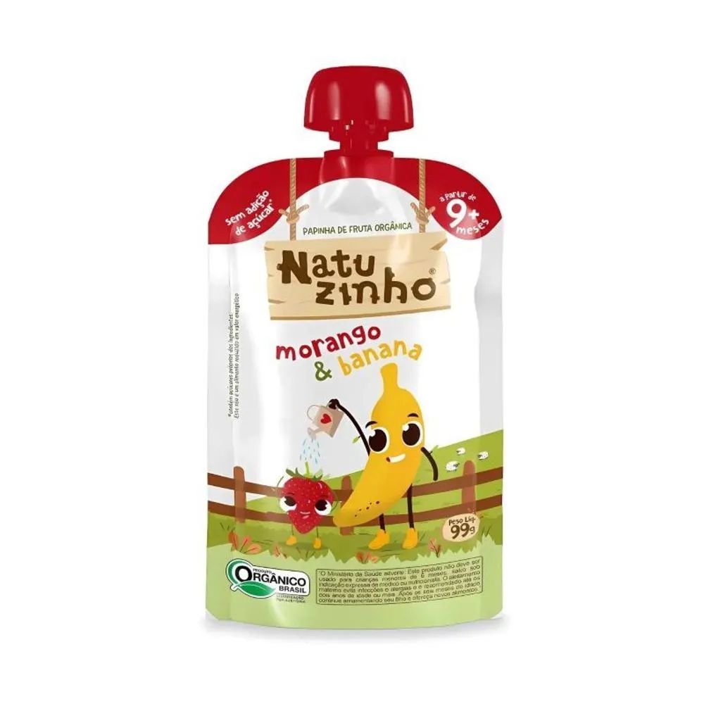 ALIM. INF. NATUZINHO MORANGO ORGANICO 99G