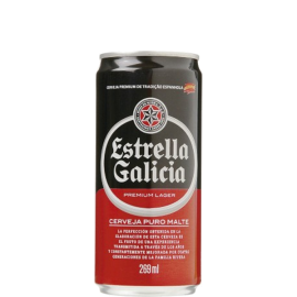 CERVEJA ESTRELLA GALICIA LT 269ML