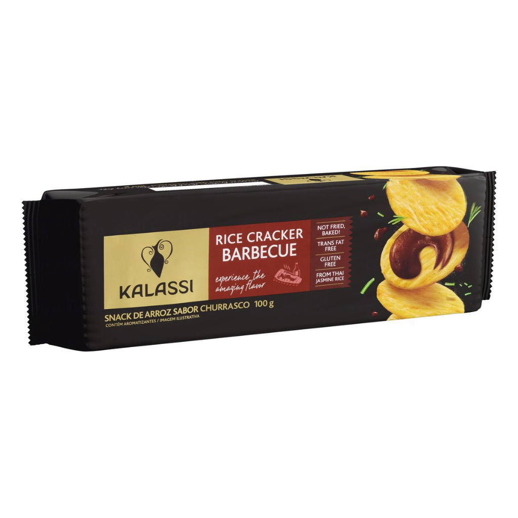 SNACK KALASSI RICE CRACKER BARBECUE 100G