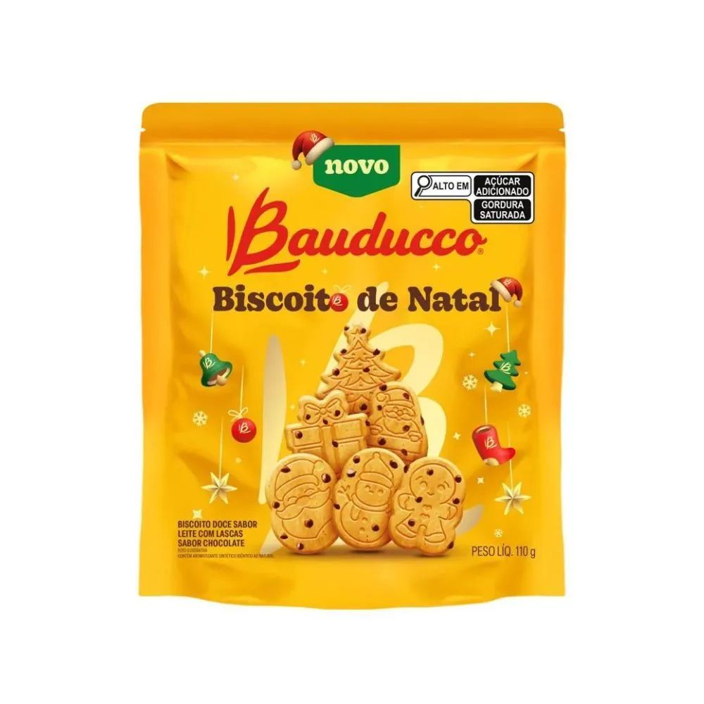 BISCOITO BAUDUCCO NATALINO 110G