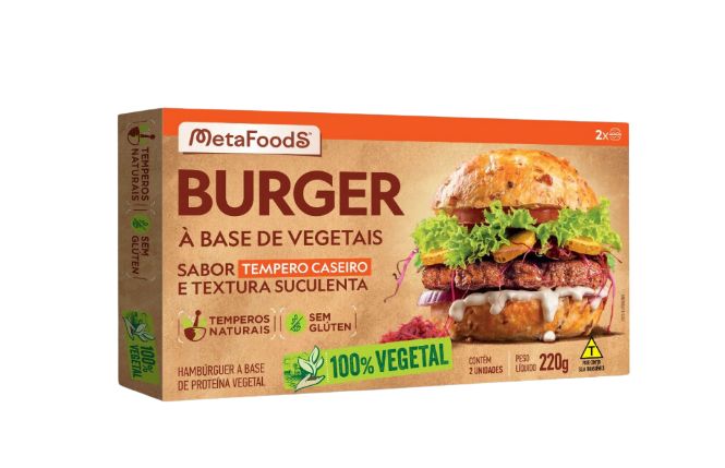 HAMBURGUER VEG. METAFOODS CASEIRO 220G