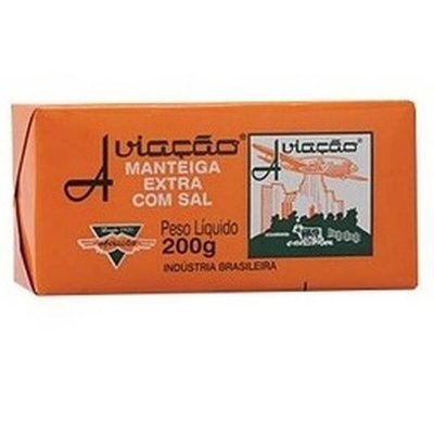 MANTEIGA AVIACAO C/SAL TAB. 200G