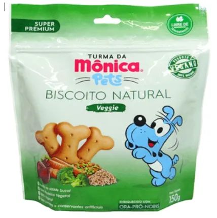 BISCOITO MONICA PETS CAES NAT VEGGIE 150G