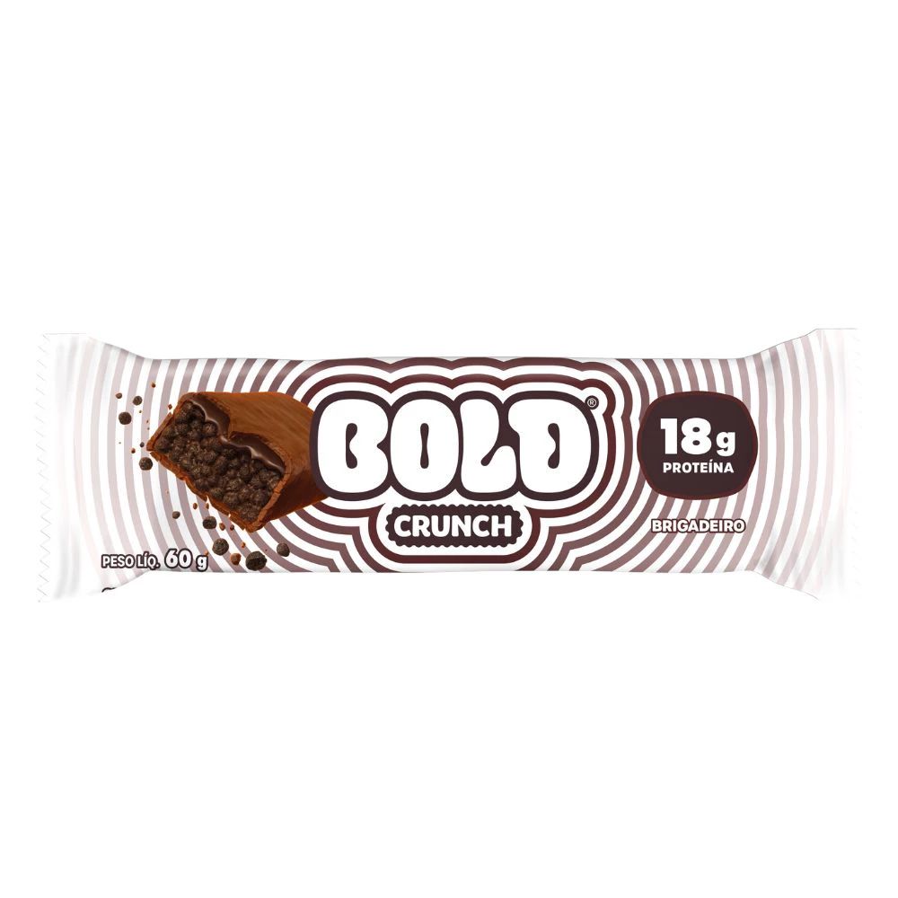 BARRA PROT. BOLD CRUNCH BRIGADEIRO 60G