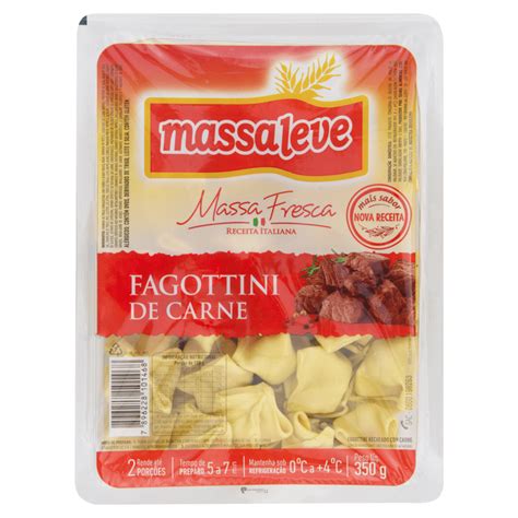 FAGOTTINI MASSA LEVE CARNE 350G